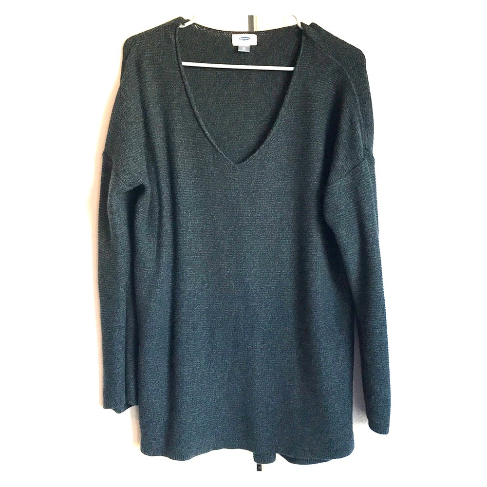 Forest Green V-neck Sweater
